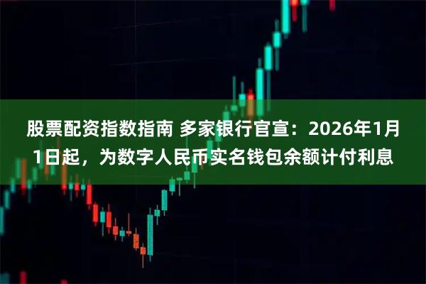 股票配资指数指南 多家银行官宣：2026年1月1日起，为数字人民币实名钱包余额计付利息